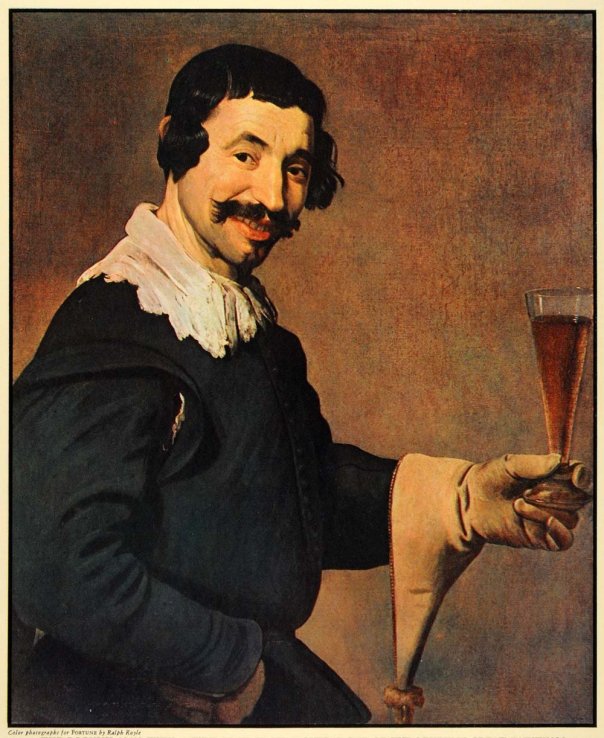 Velazquez Man With A Wine Glass